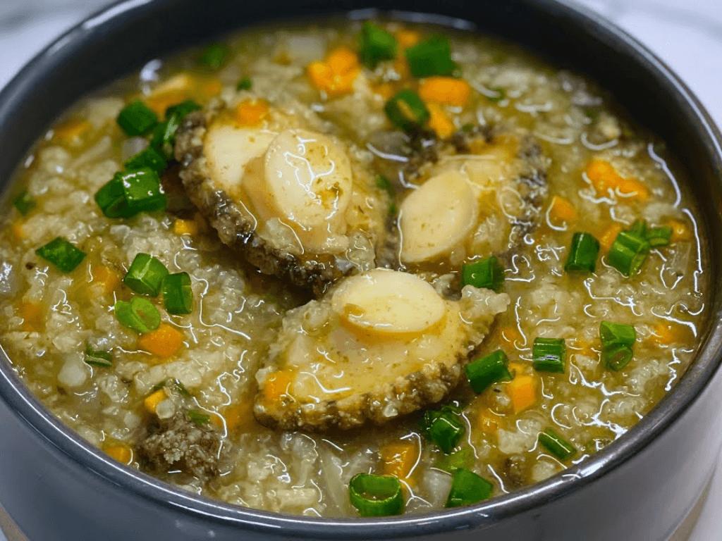 bào ngư nấu cháo bào ngư nấu cháo
