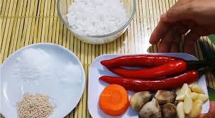 Hỗn hợp muối ớt tỏi dùng để ướp cá bò da