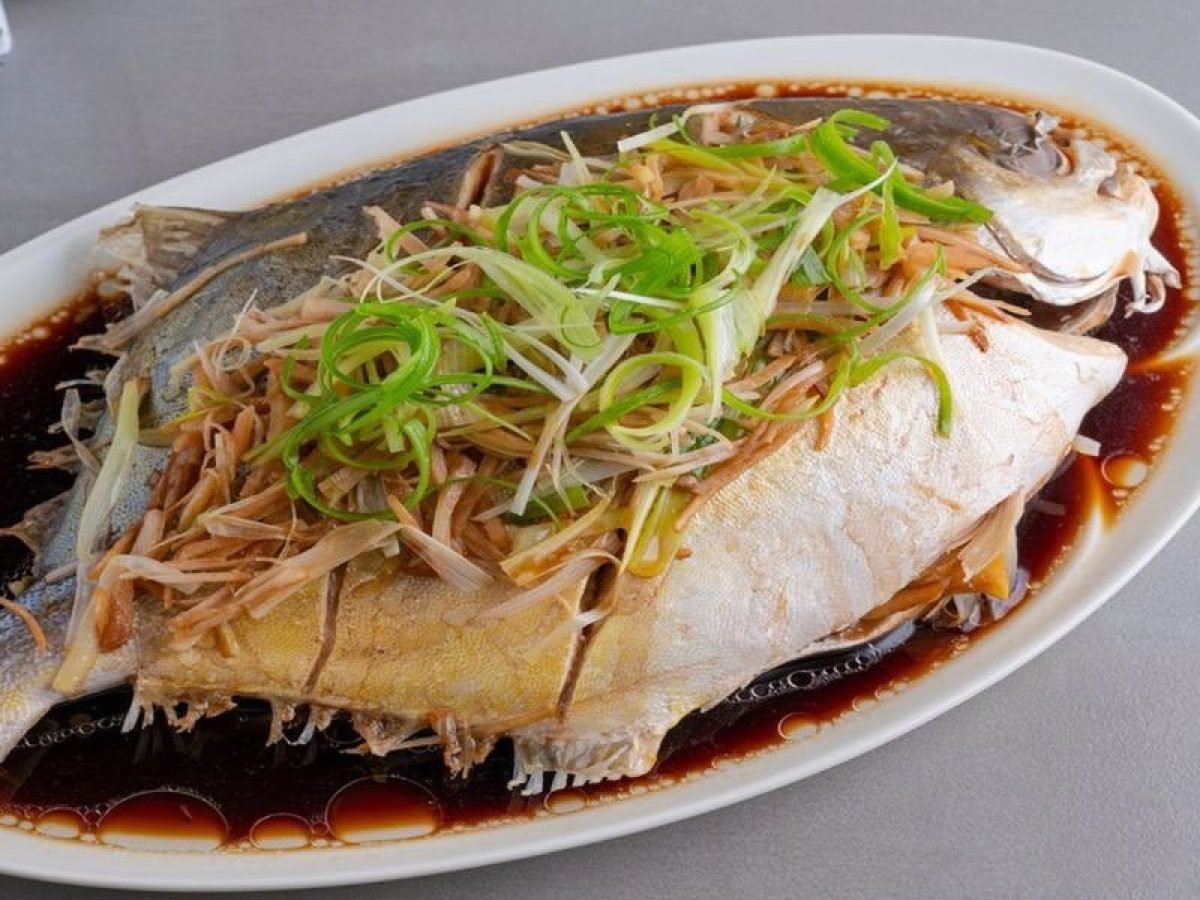 cá chim hấp xì dầu