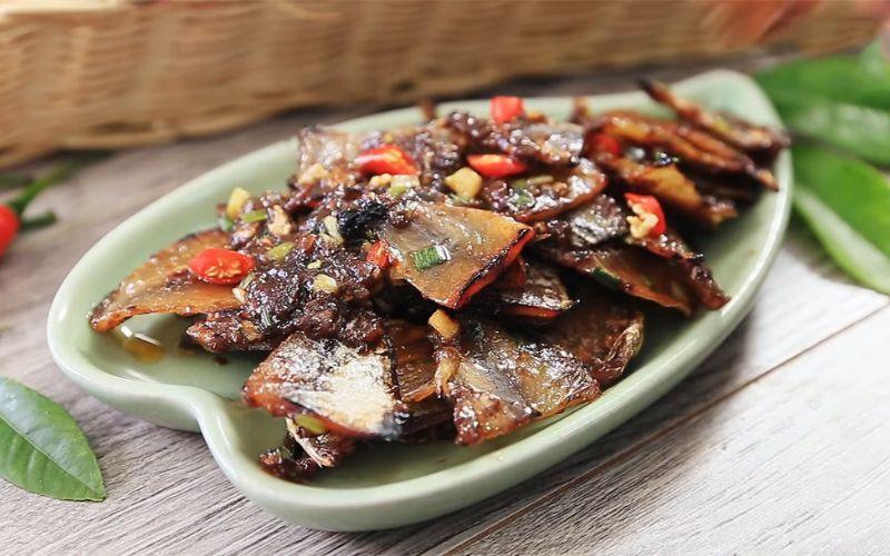 Khô cá chỉ vàng rim Khô cá chỉ vàng rim