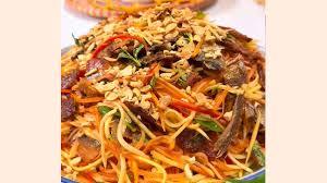 Gỏi xoài khô cá chỉ vàng Gỏi xoài khô cá chỉ vàng